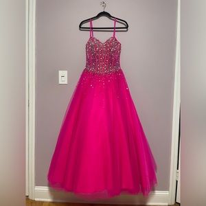 Jovani Bright pink gown!